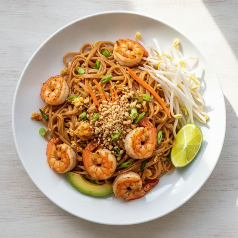 Shrimp Pad Thai Noodles
