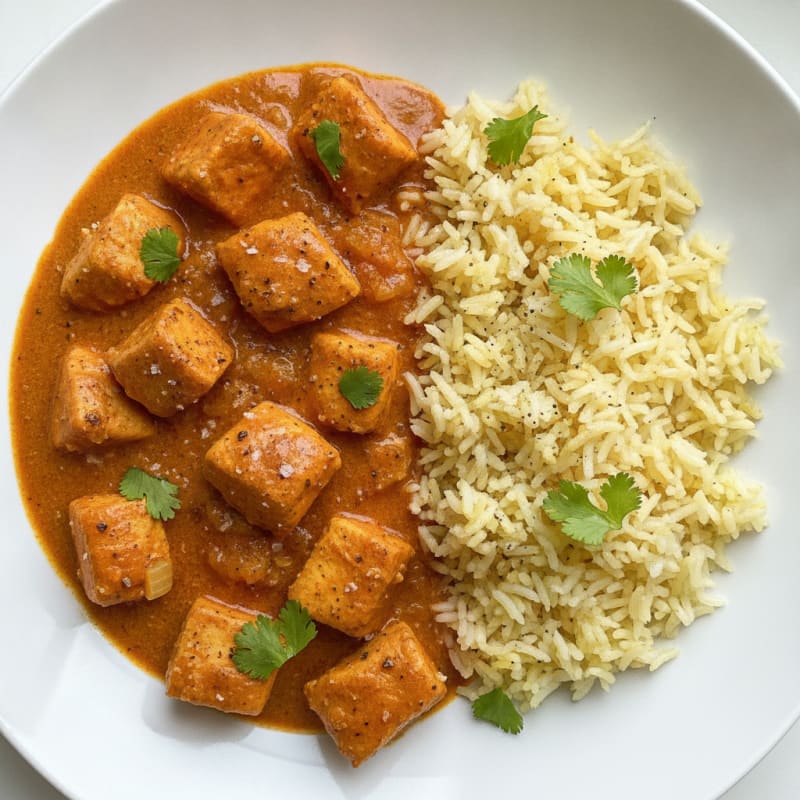 Spiced Butter Chicken with Basmati Rice