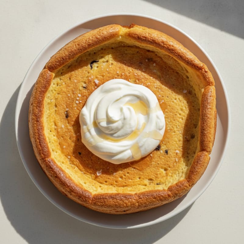 Vanilla Protein Pannukukku with Yogurt