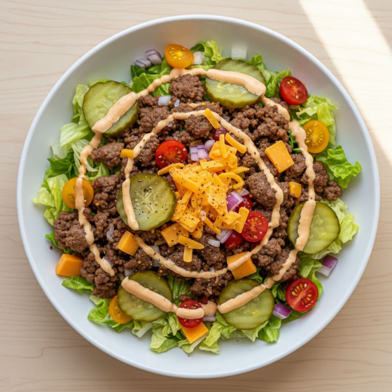 Big Mac Inspired Protein Power Bowl