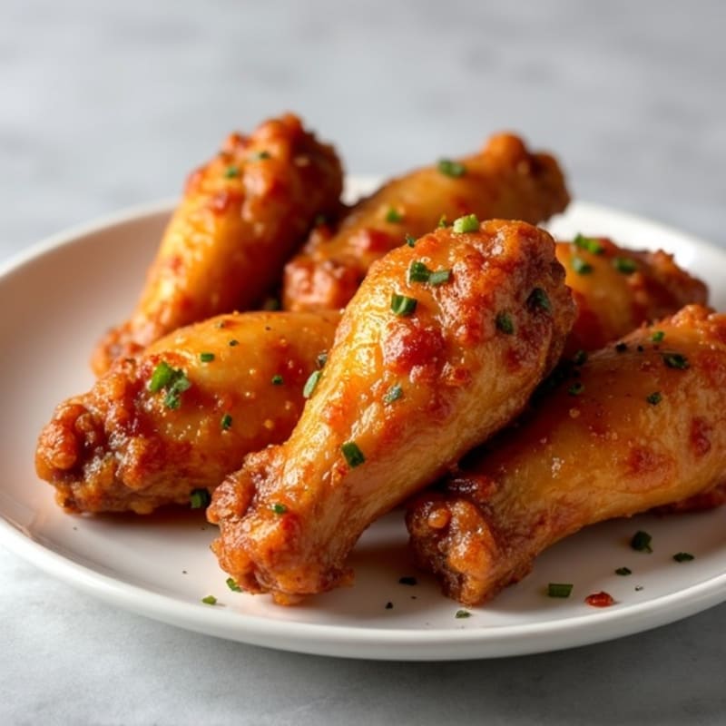 Crispy Baked Honey Garlic Chicken Wings