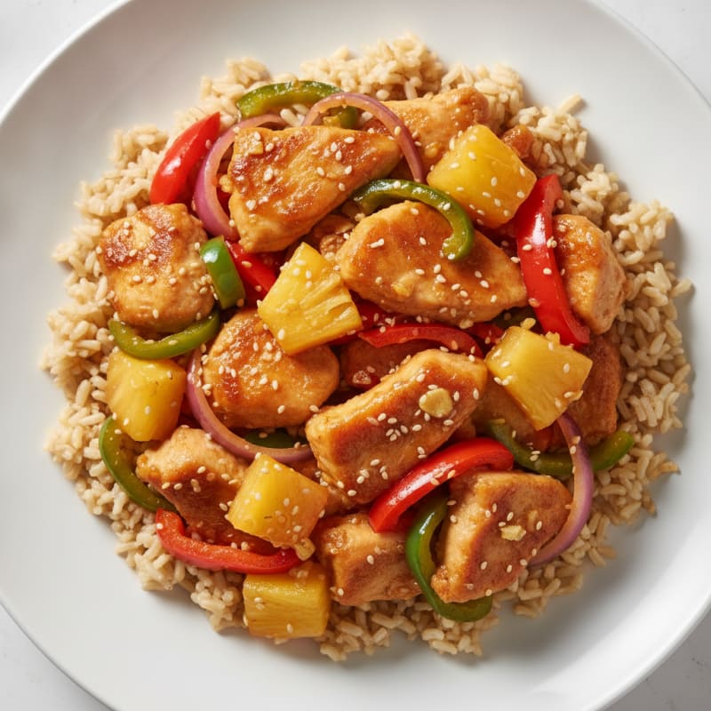 Sweet and Sour Chicken with Pineapple