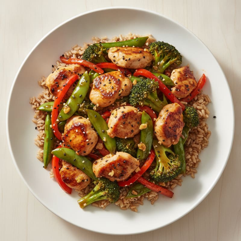 Teriyaki Chicken Stir-Fry with Vegetables