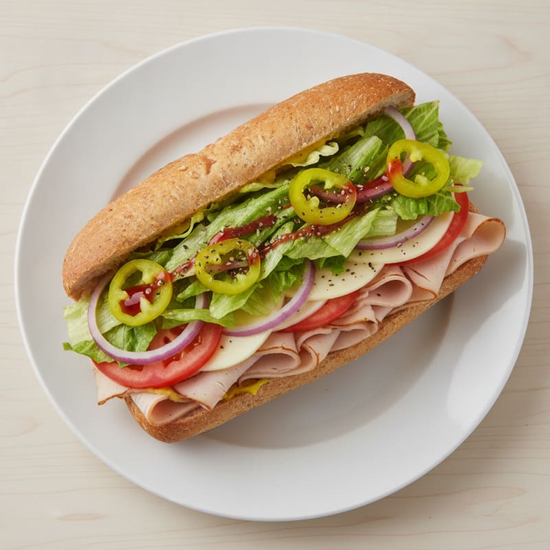 Turkey and Provolone Sub