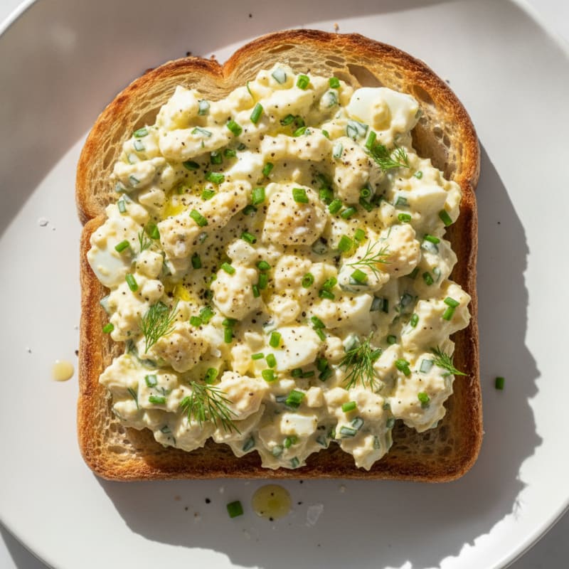 Herbed Egg Salad Sourdough Toast