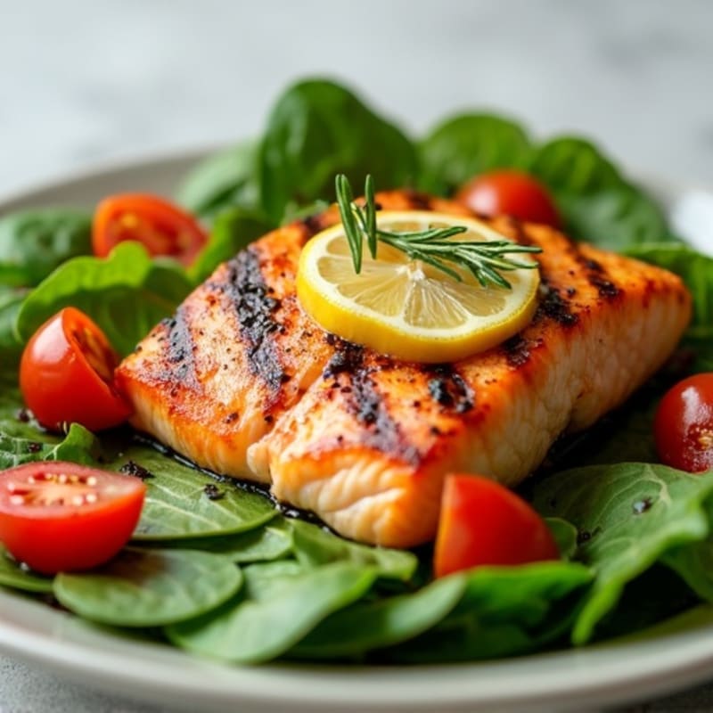 Lemon Herb Grilled Salmon