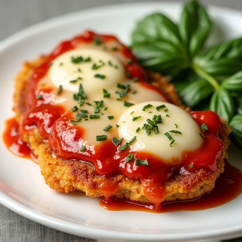 Healthy Crispy Chicken Parmesan