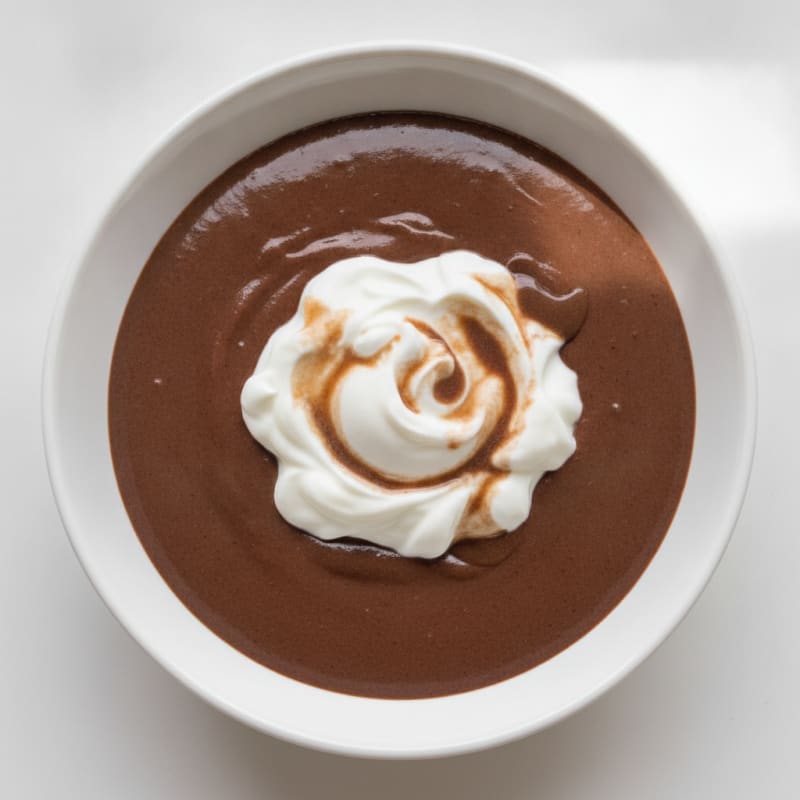 Silky Chocolate Protein Pudding with Greek Yogurt