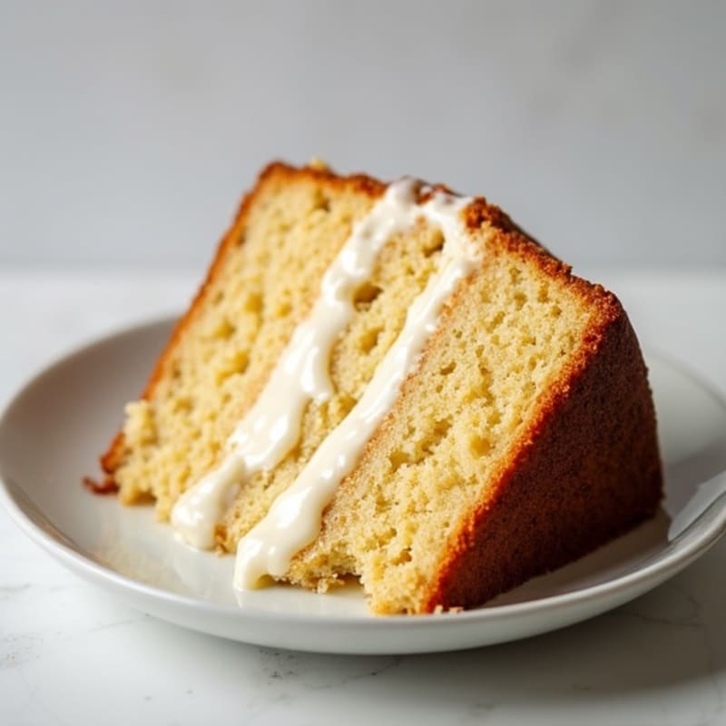 Protein-Rich Vanilla Bean Greek Yogurt Cake