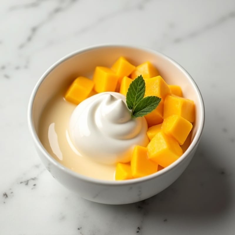 Creamy Mango Greek Yogurt Bowl