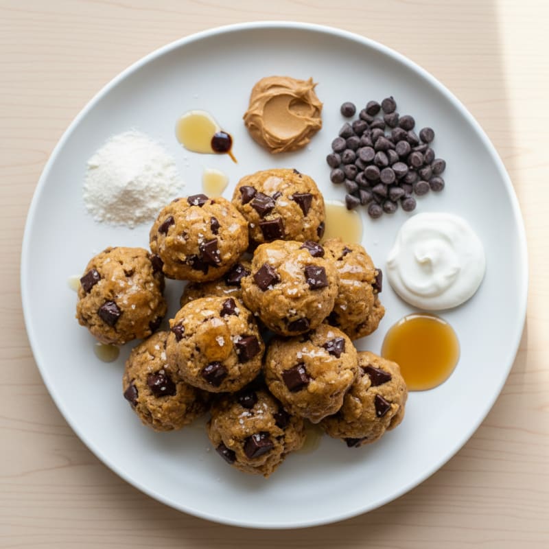 No-Bake Chocolate Chip Protein Bites