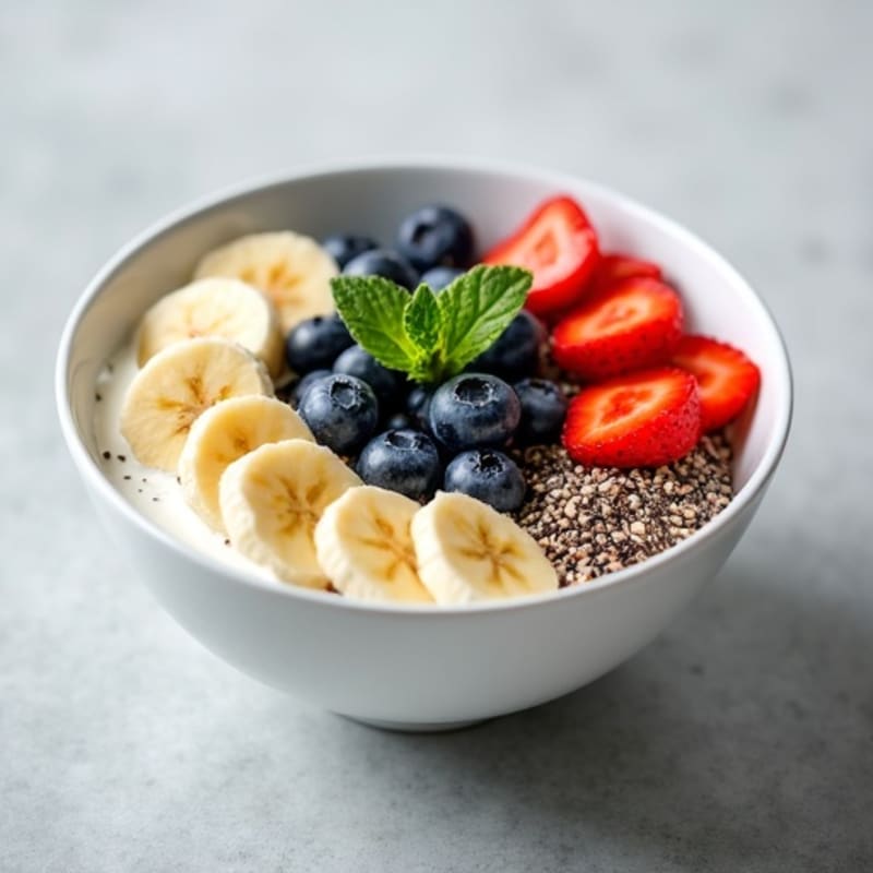 Silky Greek Yogurt Bowl with Chia Seeds and Hemp Hearts