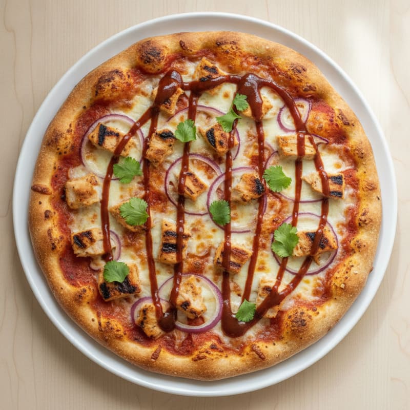 High-Protein BBQ Chicken Pizza