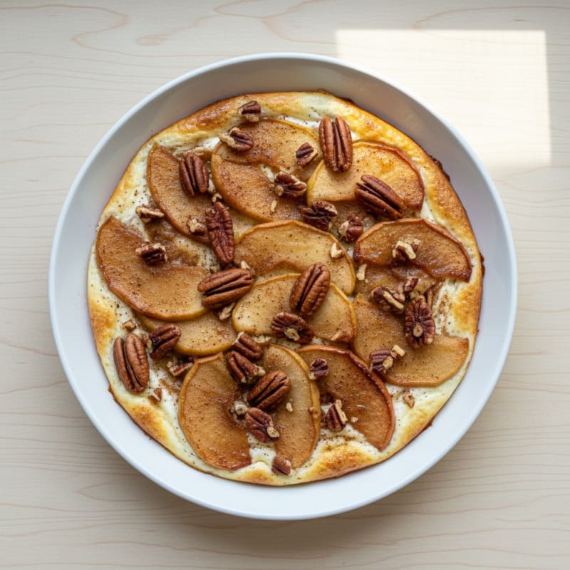 Cinnamon Apple Pecan Bake for Two