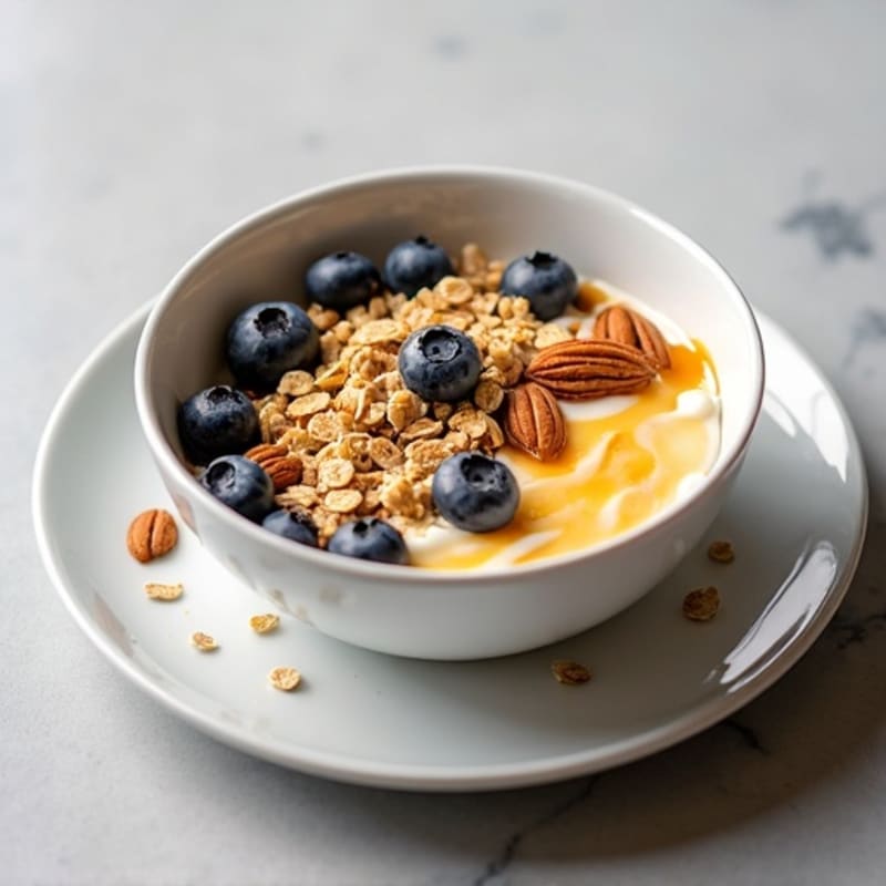 Creamy Greek Yogurt Power Bowl with Honey-Almond Crunch