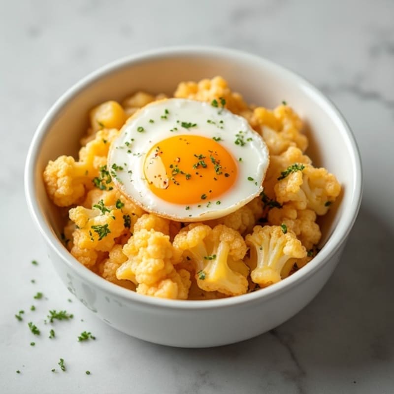 Creamy Cheesy Potato and Cauliflower Bake