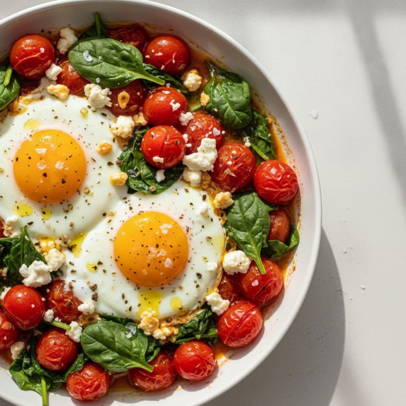 Baked Eggs with Roasted Tomatoes