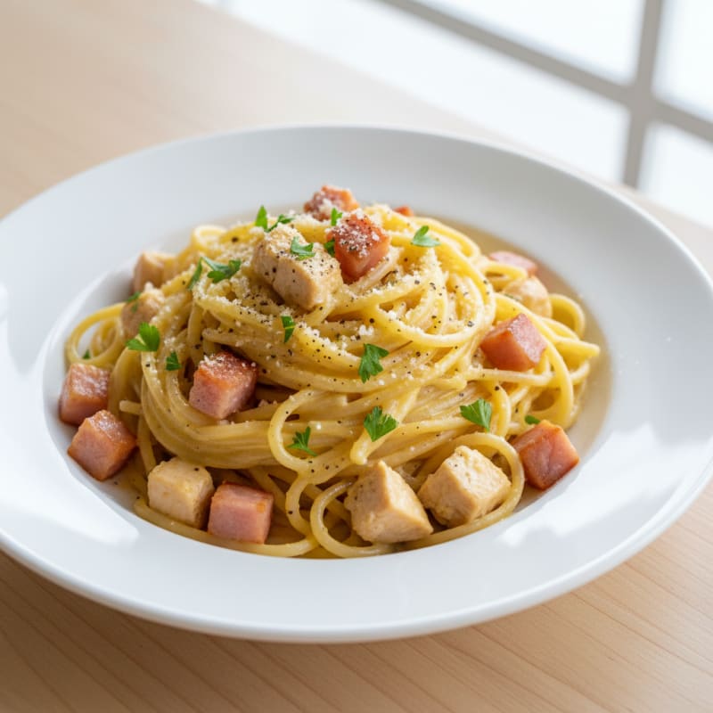 Creamy Pancetta Carbonara with Silky Egg Sauce