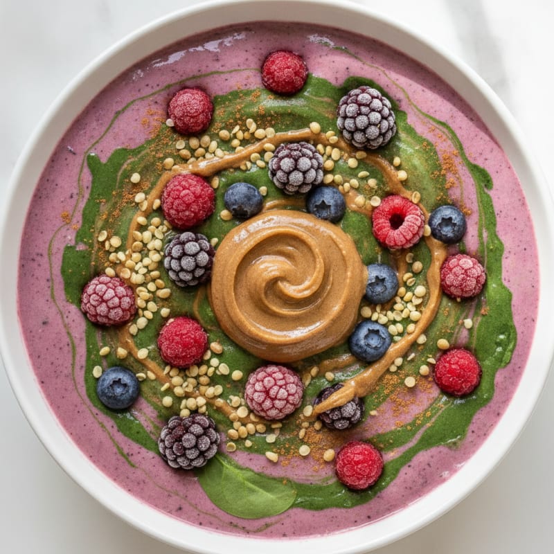 Berry Banana Power Smoothie