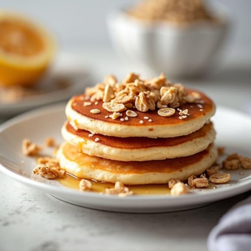 Fluffy Cottage Cheese Protein Pancakes