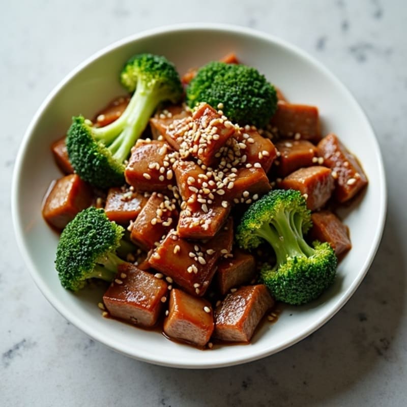 Sautéed Beef with Sweet Garlic Sesame Sauce