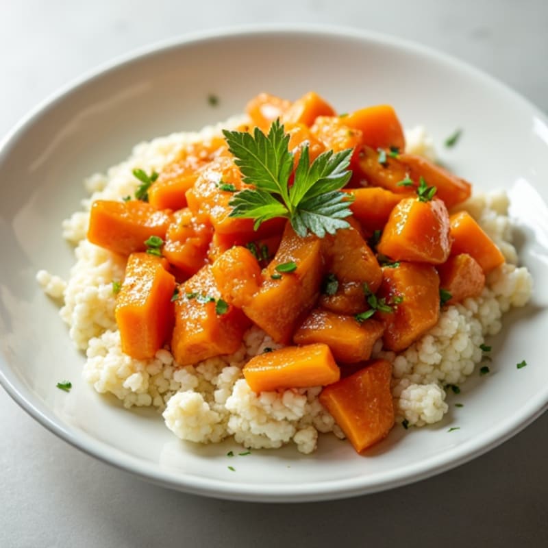 Citrus Glazed Light Orange Chicken Bowl
