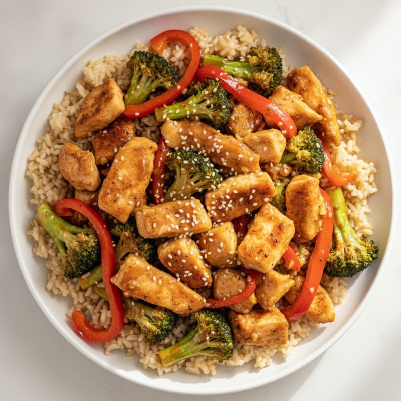 Teriyaki Chicken and Broccoli Stir-Fry