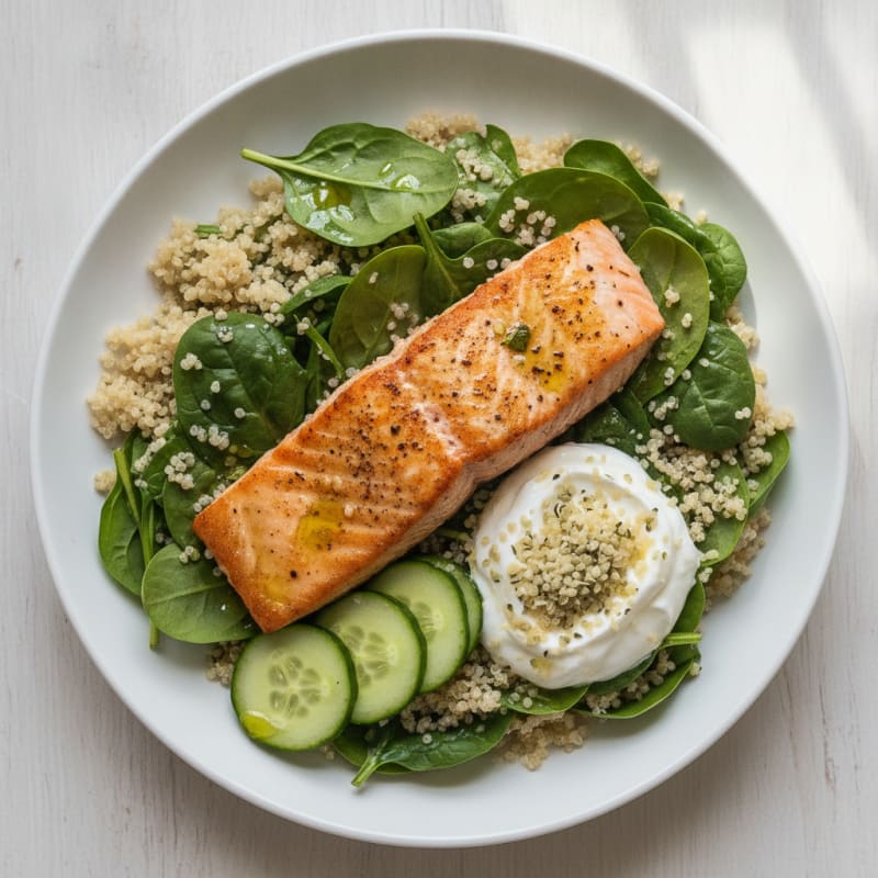 Pan-Seared Salmon Power Bowl