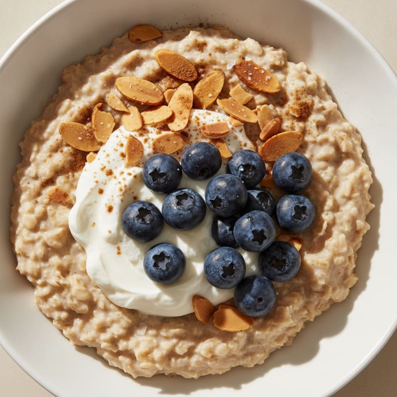 Blueberry Almond Oatmeal Bowl