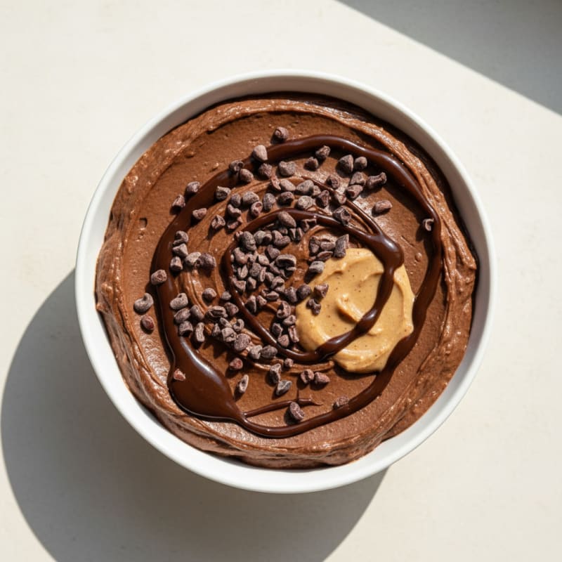 High-Protein Greek Yogurt Chocolate Mousse