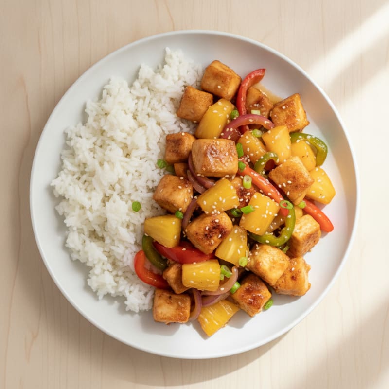 Sweet and Sour Chicken with Pineapple