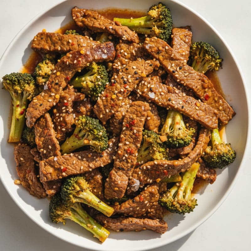 Sesame Beef and Broccoli Stir-Fry