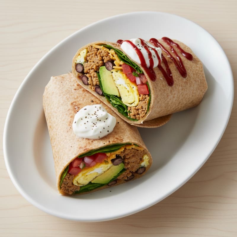 Ultimate Loaded Breakfast Burrito