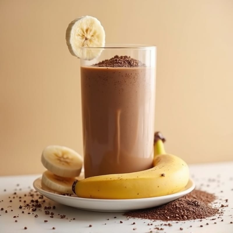 Creamy Chocolate Banana Seed Smoothie