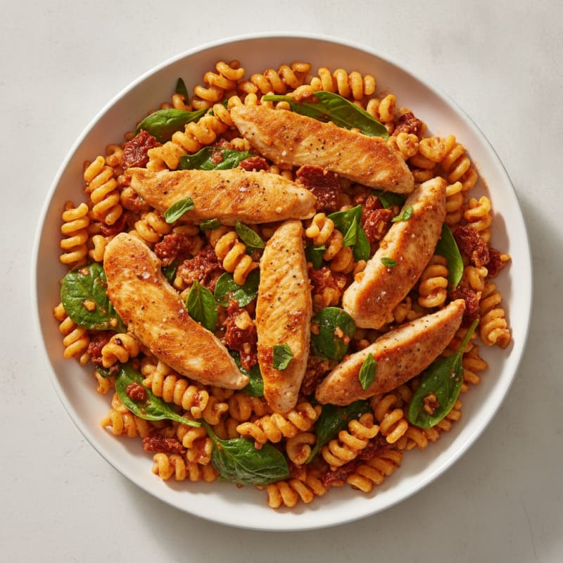 Sun-Dried Tomato Pesto Chicken Pasta