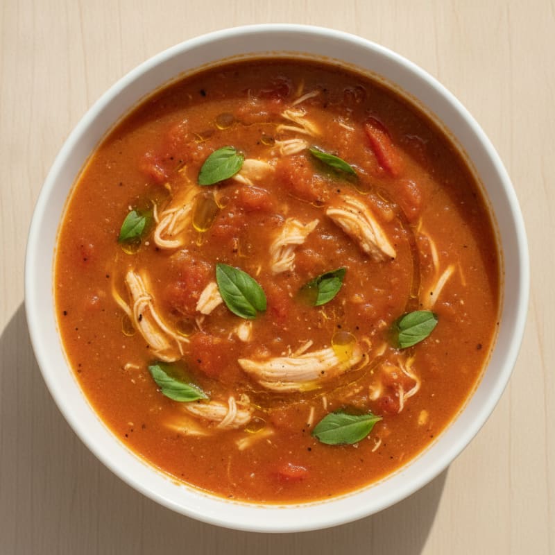 Roasted Tomato Basil Soup