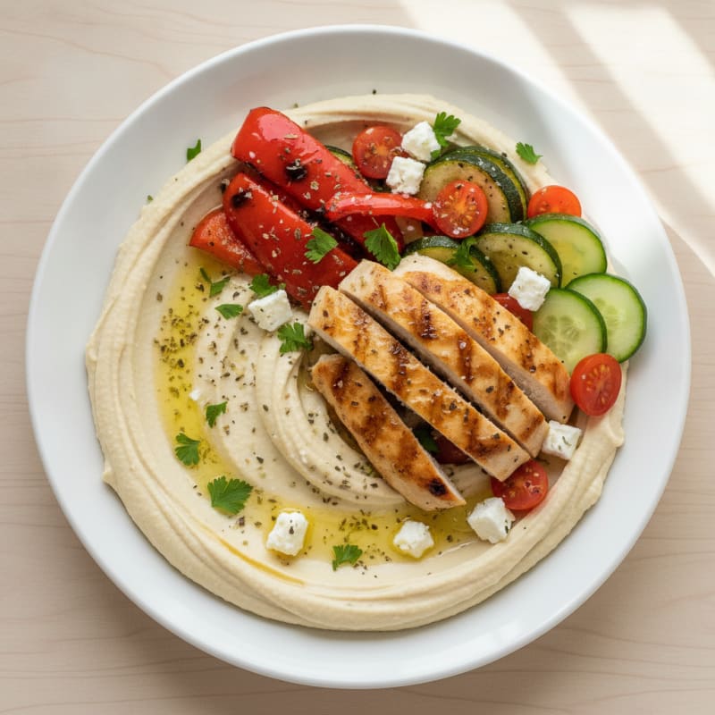 Mediterranean Hummus Platter