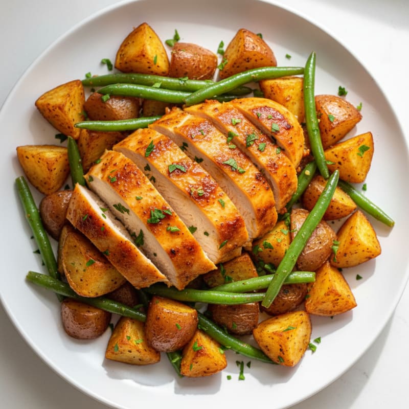 Smoked Paprika Chicken with Roasted Potatoes