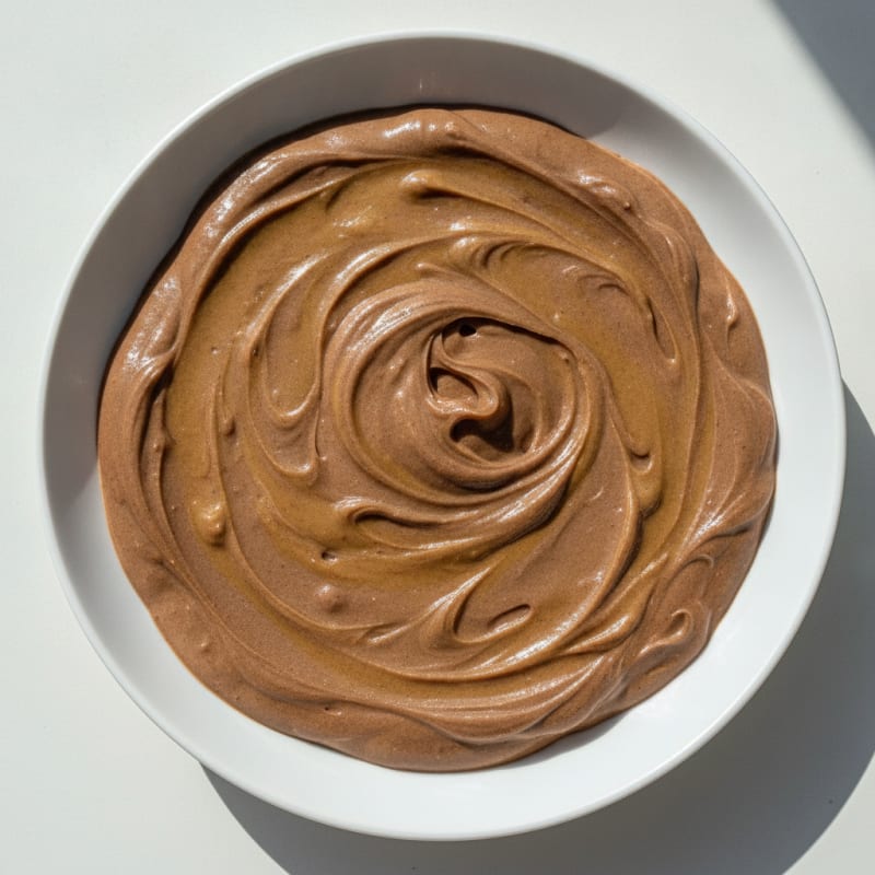 Creamy Greek Yogurt Protein Pudding with Almond Butter Swirl