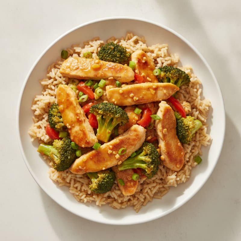 Orange Glazed Chicken Stir-Fry