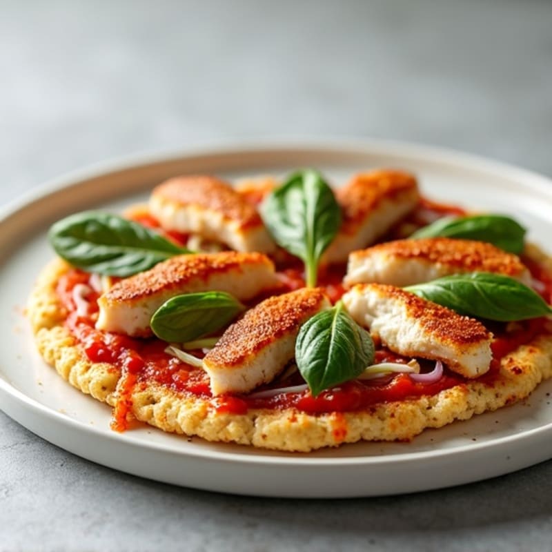 Crispy Chicken & Veggie Pizza