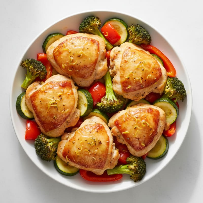 Sheet Pan Lemon Herb Chicken and Veggies