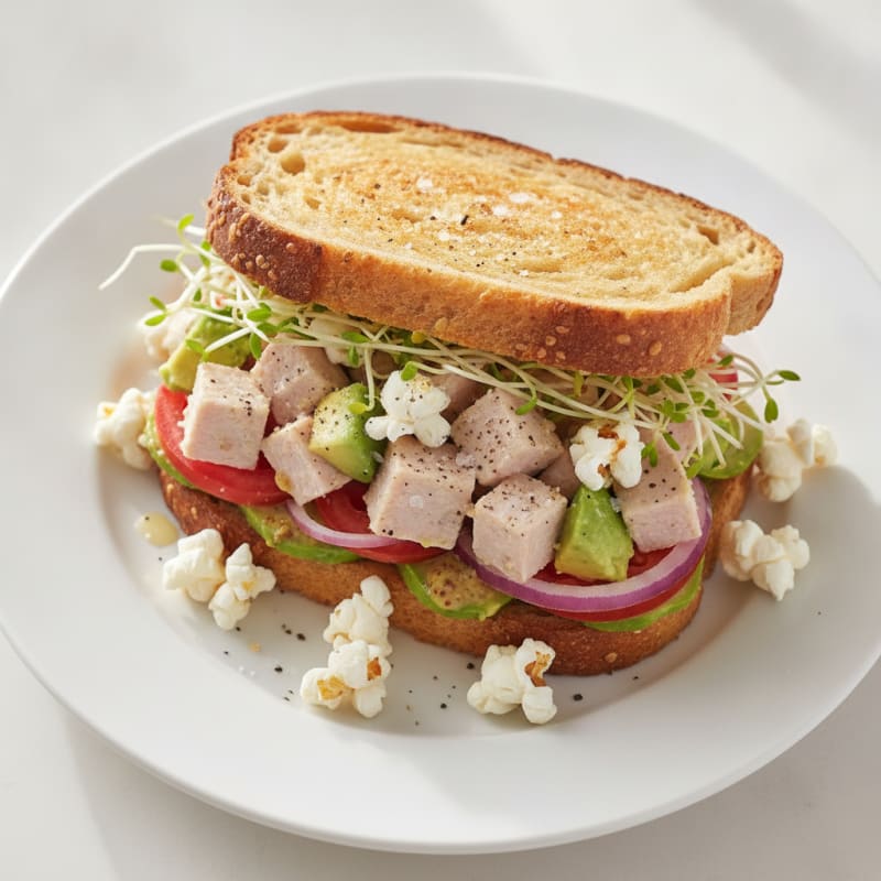 Turkey and Avocado Salad Sandwich