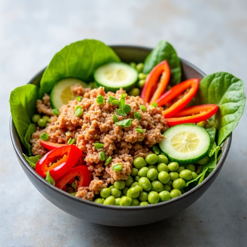 Fresh Asian-Style Tuna Salad Bowl