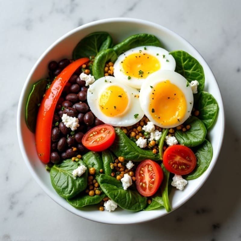 Protein-Packed Veggie and Egg White Scramble Bowl