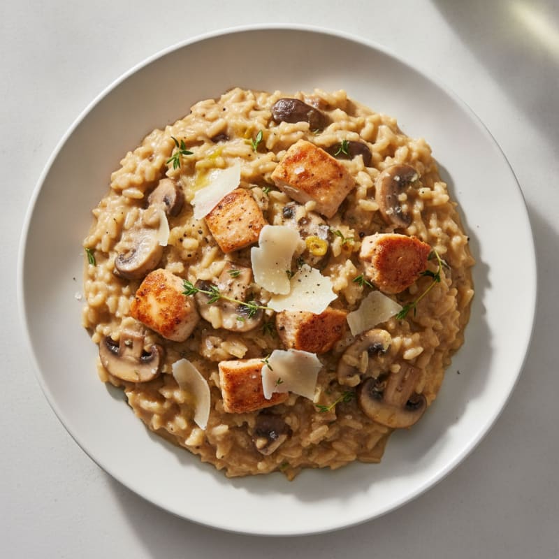 Wild Mushroom Risotto with Parmesan