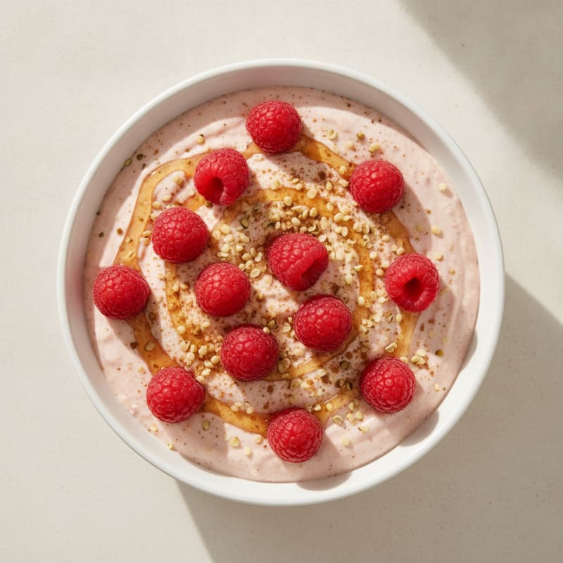 Whipped Berry Cheesecake Protein Bowl