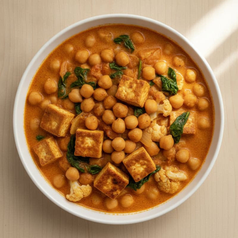 Hearty Chickpea and Vegetable Curry