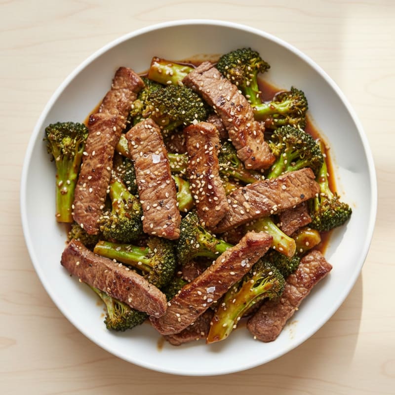 Sesame Beef and Broccoli Stir-Fry