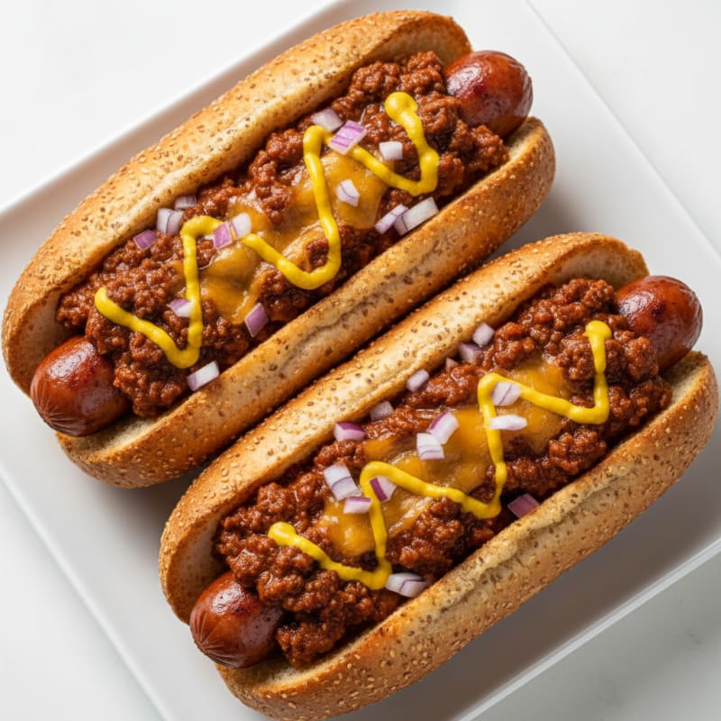Classic Chili Cheese Hot Dogs